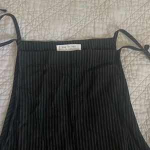 Boutique stripped overalls.